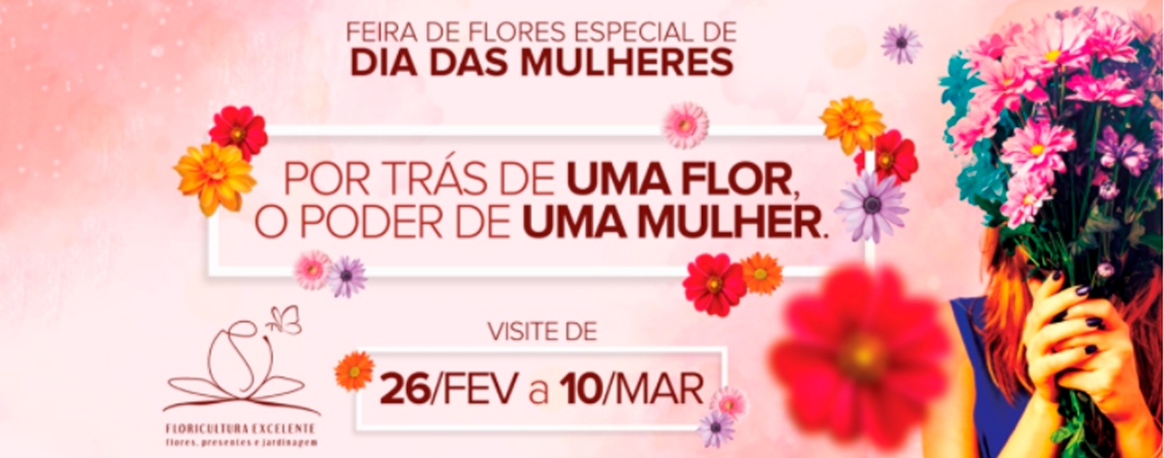 Uma linda feira de Flores te espera no térreo do Prata